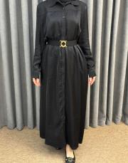 siyah 5268 missemramiss ashline elbise 4