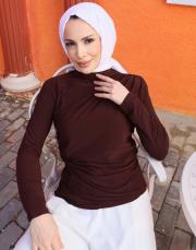 kahve 1063 asil sandy bluz