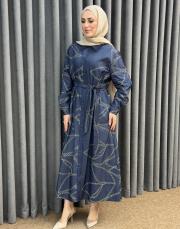 denim 26y 2044 nuss elbise