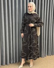 kahve 26y 2044 nuss elbise