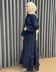 lacivert 5206 missemramiss verdea elbise 2
