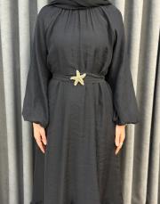 siyah 5206 missemramiss verdea elbise 5