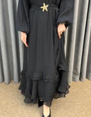 siyah 5206 missemramiss verdea elbise 6