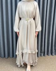 bej 5206 missemramiss verdea elbise 5