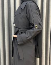 siyah 5348 missemramiss mone trenckot 5