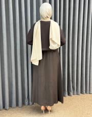 kahve 5189 missemramiss due elbise 4