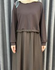 kahve 5189 missemramiss due elbise 6