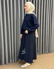 lacivert 5189 missemramiss due elbise 2