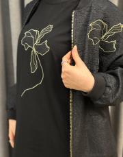 siyah 5123 missemramiss bloom ceket 2
