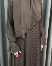 kahve 80710 essahra şallı ferace 7