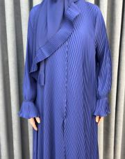 lacivert 80710 essahra şallı ferace 3