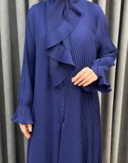 lacivert 80710 essahra şallı ferace 5