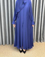 lacivert 80710 essahra şallı ferace 7