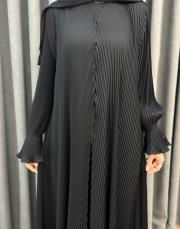 siyah 80710 essahra şallı ferace 4