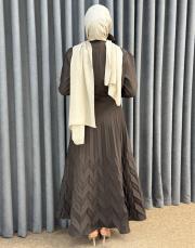 kahve 6585 qashe tafta krep takım 4