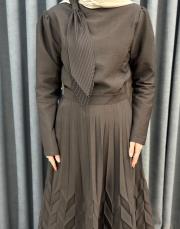 kahve 6585 qashe tafta krep takım 6