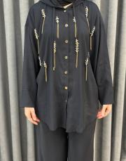 siyah 5147 missemramiss cristallo takım 4