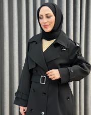 siyah 5343 missemramiss rosa trençkot 2