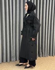 siyah 5343 missemramiss rosa trençkot 3