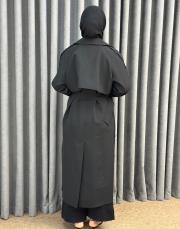 siyah 5343 missemramiss rosa trençkot 5