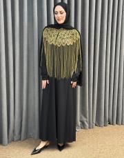 gold 9765 ithal boncuk işlemeli yaka 2