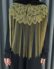 gold 9765 ithal boncuk işlemeli yaka 4