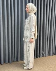 bej 34535 orfeonegro boncuk işlemeli takım 3