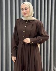 kahve 5185 missemramiss elbise 2