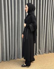 siyah 5357 missemramiss uzun hırka 3