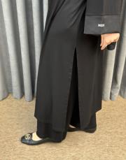 siyah 5357 missemramiss uzun hırka 6