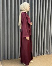 bordo 6586 qashe tulum elbise 4