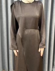 kahve 6586 qashe tulum elbise 6