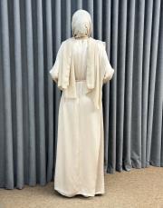 bej 6586 qashe tulum elbise 3