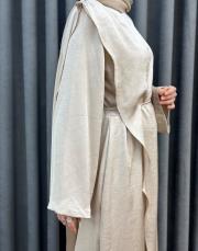 bej 6586 qashe tulum elbise 5