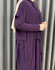 mor 3029 qashe üçlü şalvar takım 5