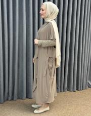 vizon 3029 qashe üçlü şalvar takım 3