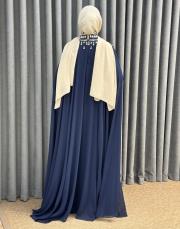 lacivert 2957 white corner abiye elbise 3