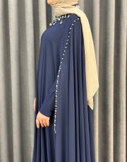 lacivert 2957 white corner abiye elbise 5