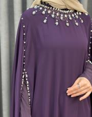 mor 2957 white corner abiye elbise 6