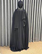 siyah 2957 white corner abiye elbise 3