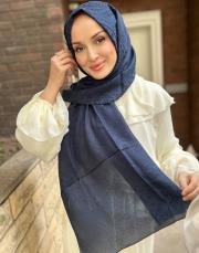 lacivert 1400 invee şal 2