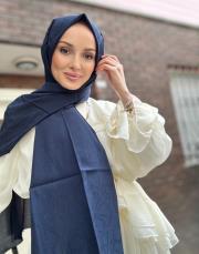 lacivert 1410 invee şal