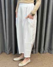 beyaz sz 5587 sentez kanguru kanvas pantolon 4