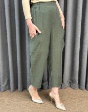 haki sz 5595 sentez duti keten pantolon 4