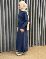 lacivert 5222 missemramiss vyra ipek kupra takım 3