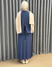 lacivert 5222 missemramiss vyra ipek kupra takım 4