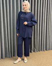 ındigo 5251 missemramiss elegante flow gömlek 2