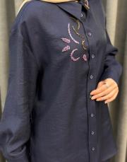 ındigo 5251 missemramiss elegante flow gömlek 6