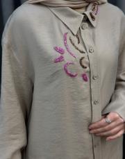 bej 5251 missemramiss elegante flow gömlek 6