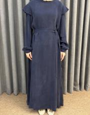 lacivert 26y 2043 nuss elbise 5